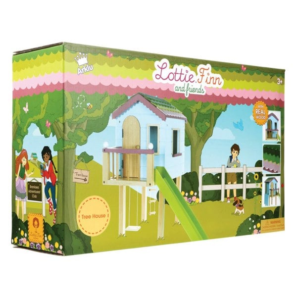 Lottie Dolls LT089 Lottie Doll Wooden Treehouse Playset