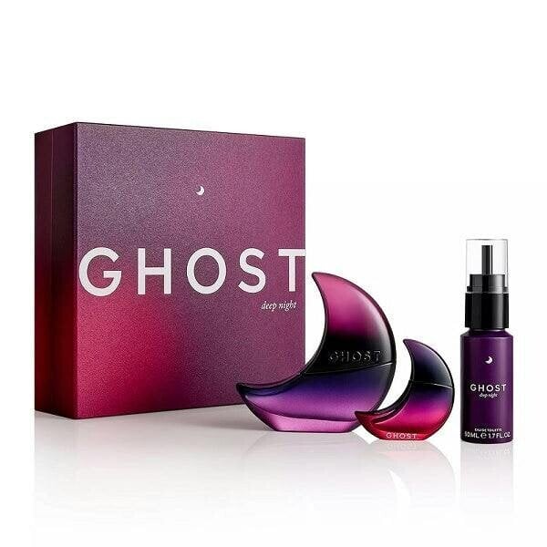 Ghost Deep Night Gift Set For Women - EDT 50ml / EDP Elixir 10ml / Refill 50ml Spray