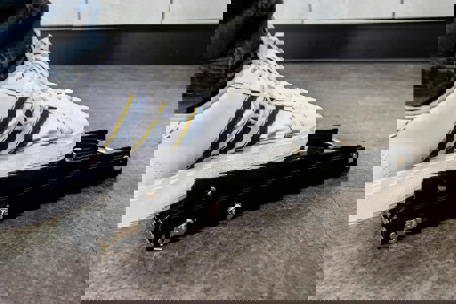 KitchenCraft Floor Standing Foot Operated Can Crusher