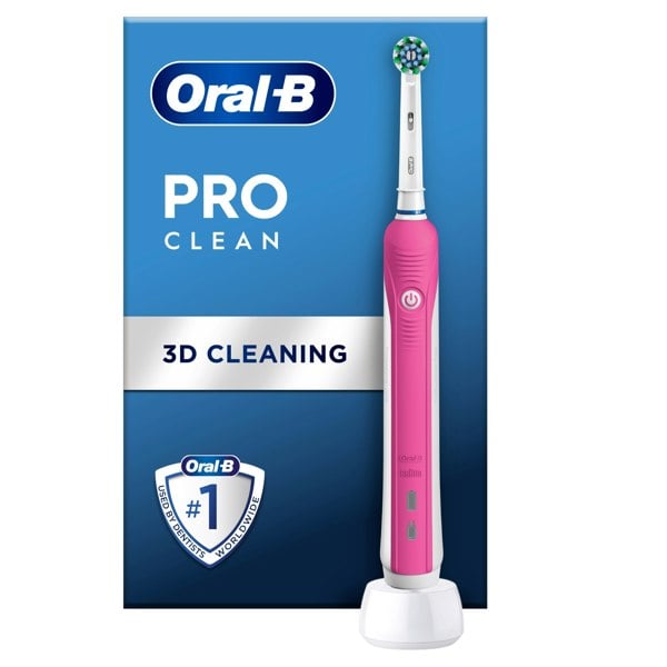 Oral-B Pro 1 Clean Electric Toothrbush - Pink