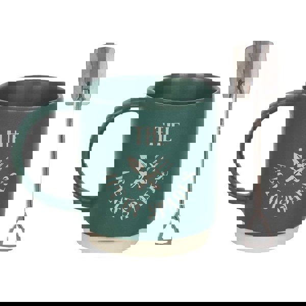 Serano Ace of Spades Mug with Spade Spoon