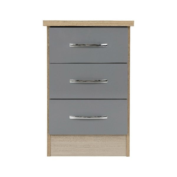 Seconique Nevada 4 Door Wardrobe 4 Piece Bedroom Set