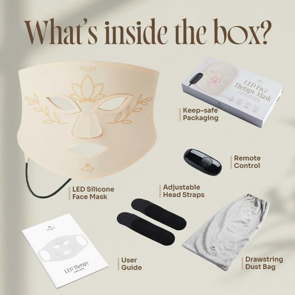 Myga LED Face Therapy Mask – Advanced Light Technology for Radiant Skin