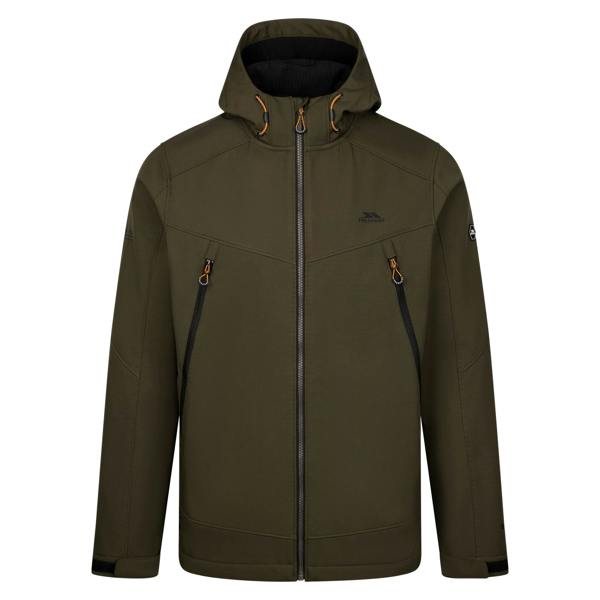 Trespass Mens Hubbard Soft Shell Jacket - Dark Vine - 