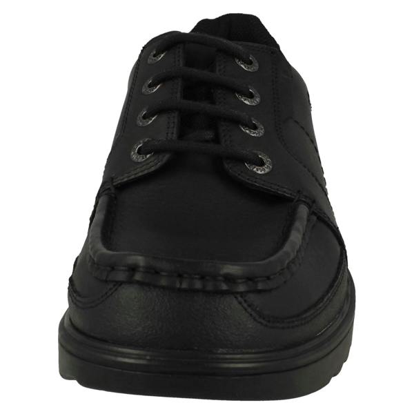 Start-rite Boys Rhino By Startrite Camoflauge Material Detailed Lace Up Moccasin School Shoes Cadet