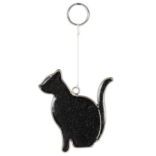 Serano Mystical Black Cat Suncatcher