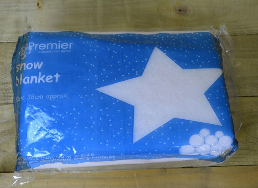Samuel Alexander 3m x 38cm Christmas Fake Snow Scene Drape Material