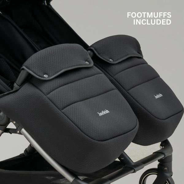 JoviKids Ayla Twin Stroller - Urban Black