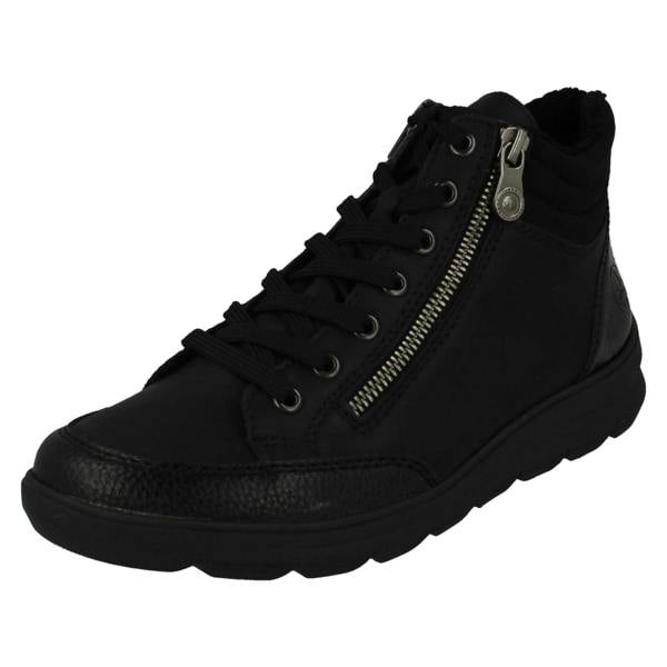 Rieker Ladies Rieker Dual Fastening Ankle Boots Z0040
