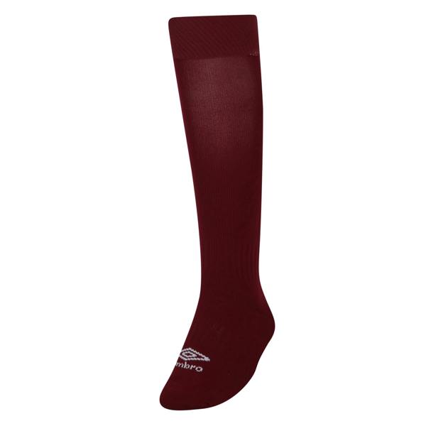Umbro Childrens/Kids Primo Football Socks - Claret Red/White - 