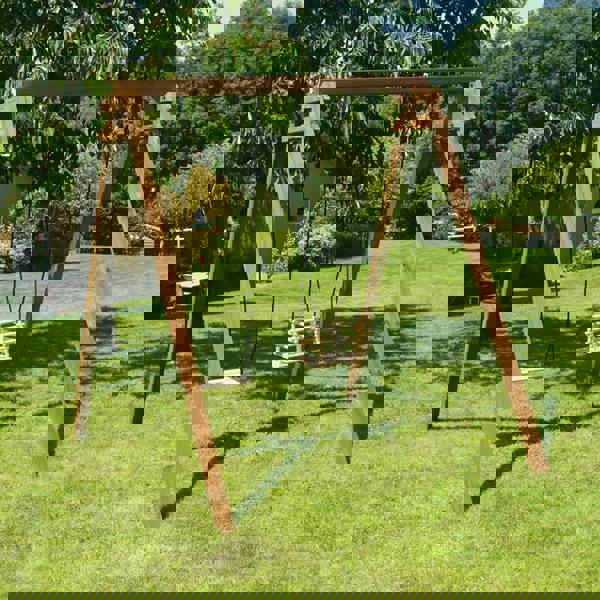 Soulet Ambre Infant & Child Double Wooden Swing Set