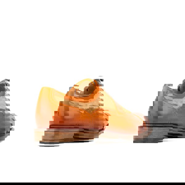 Embassy London Orlando - Tan - Men's toe cap leather brogue with full leather lining