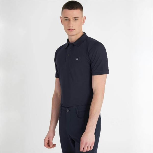 Calvin Klein Mens Golf Polo Shirt - Navy - 