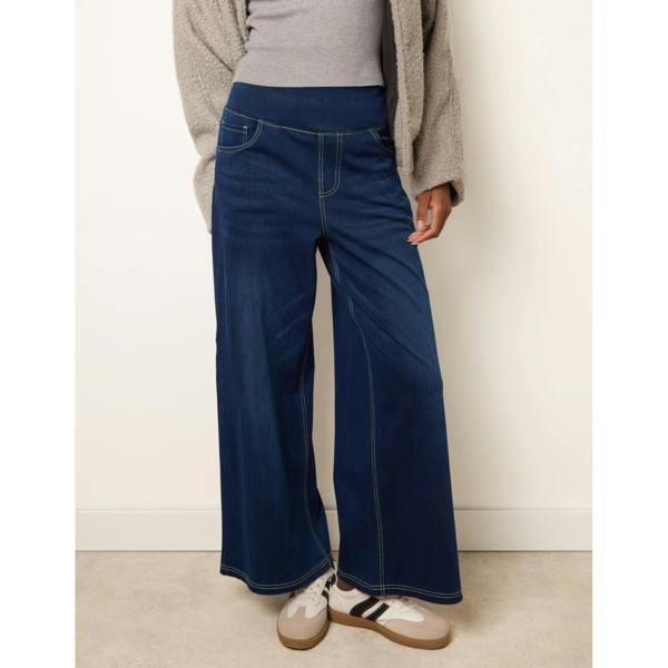 Blue Vanilla Multi Stretch Deep Waistband Trousers