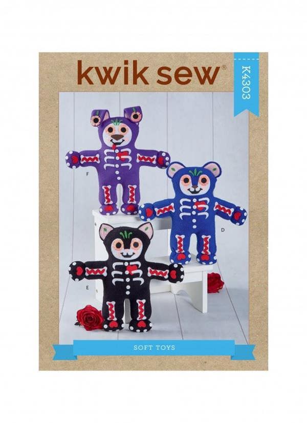 Kwik Sew Sewing Pattern 4303, Toys OS (One Size Only) - Easy