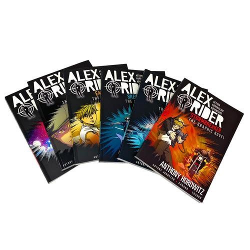 Walker Books Alex Rider Collection 6 Graphics Books Set By Anthony Horowitz