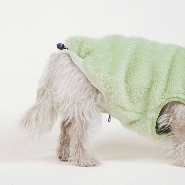 Barc London Sherpa Fleece Dog Vest - Lime