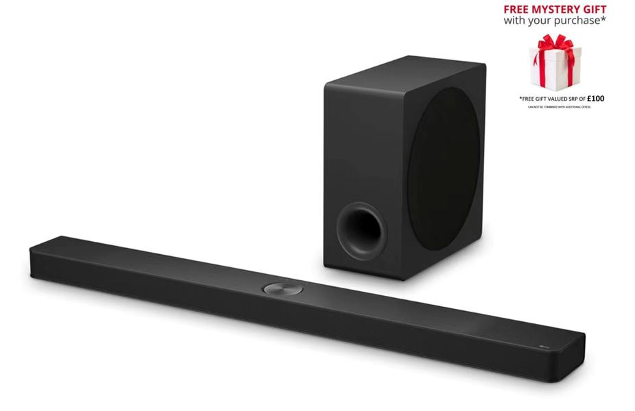 LG US90TY 5.1.3 Channel Dolby Atmos Soundbar and Subwoofer – with Free Gift RRP £100