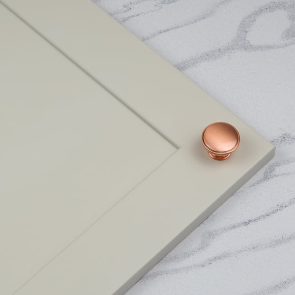 Handle & Home Satin Copper Cup Handle & Matching Knobs