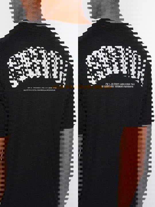 Crosshatch Cronstand T-Shirt Black