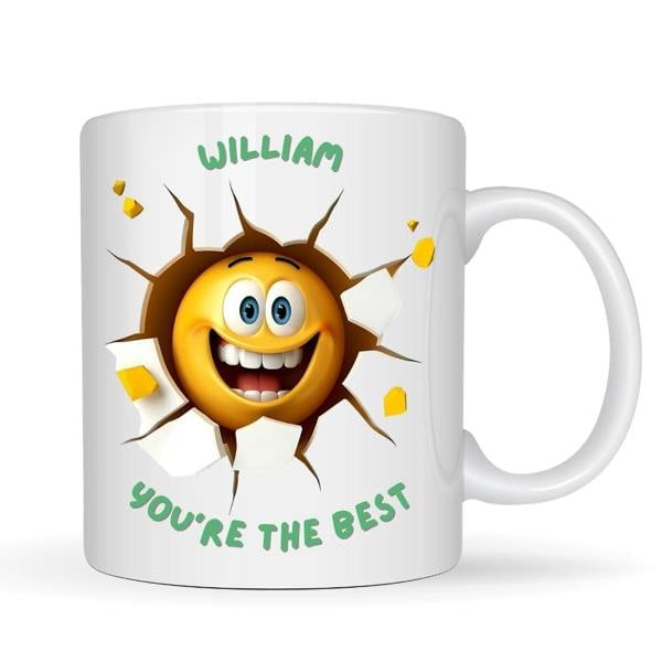 Aye Do Gifts Happy Face Breakout Mug Gift | Mum Dad Friend Gift