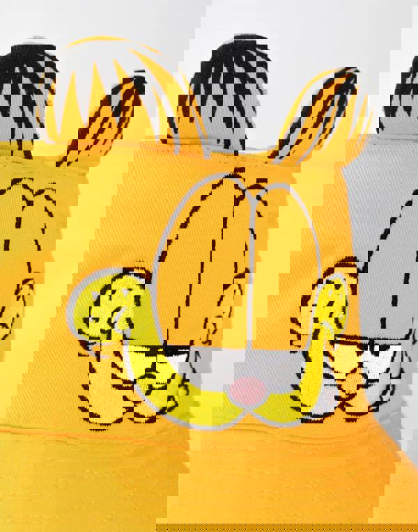 Garfield Unisex Orange Reversible Face & Lasagne Bucket Hat (One Size)