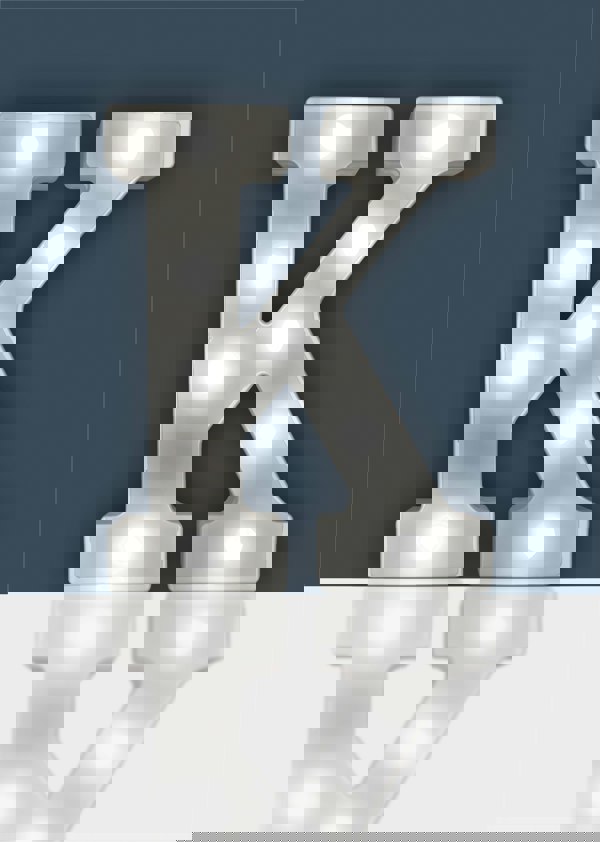 St Helens Battery Operated 3D LED Letter K Light