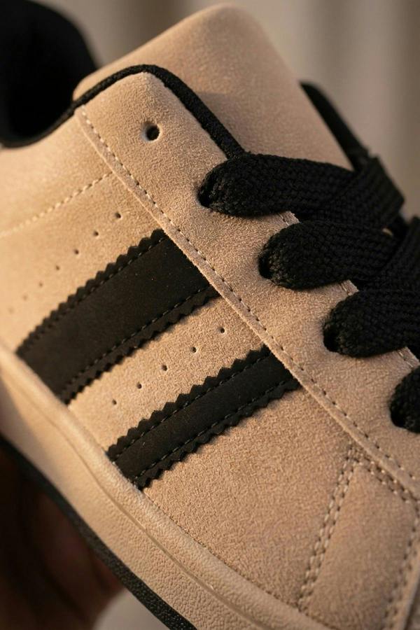 ikrush Maud Faux Suede Stripe Trainers