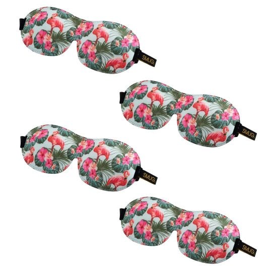 Contoured Sleep Mask Multipack Sets - Various Designs - Flamingo