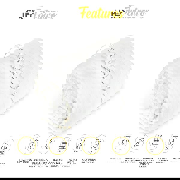 MONHOUSE  Heated Electric Under Blanket Mattress Topper 3 Heat Settings