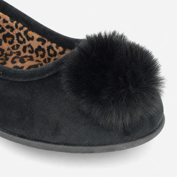 Sleepers JULIE Full Slippers Slippers   in  Black