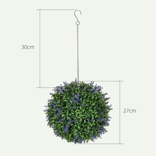 Wyld Haus Liropa Set Of 2 Artificial UV Resistant Topiary Ball Plants