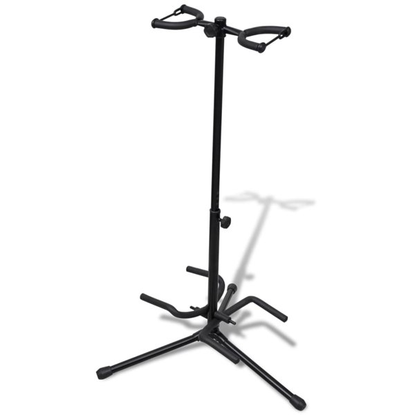 Berkfield Adjustable Double Guitar Stand Foldable