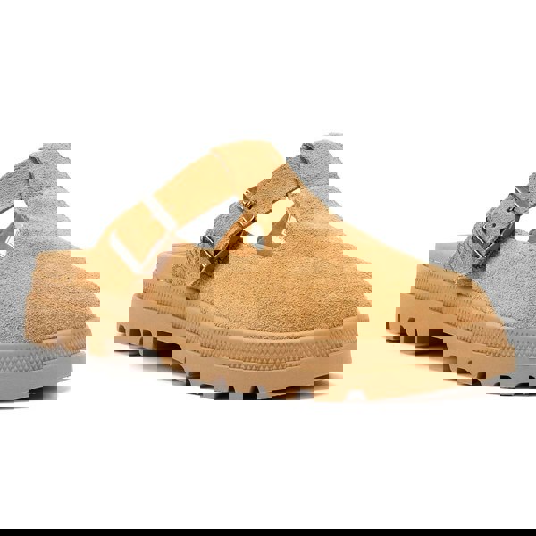 Palladium Dunelite Pyla Suede Dear Brown Mules