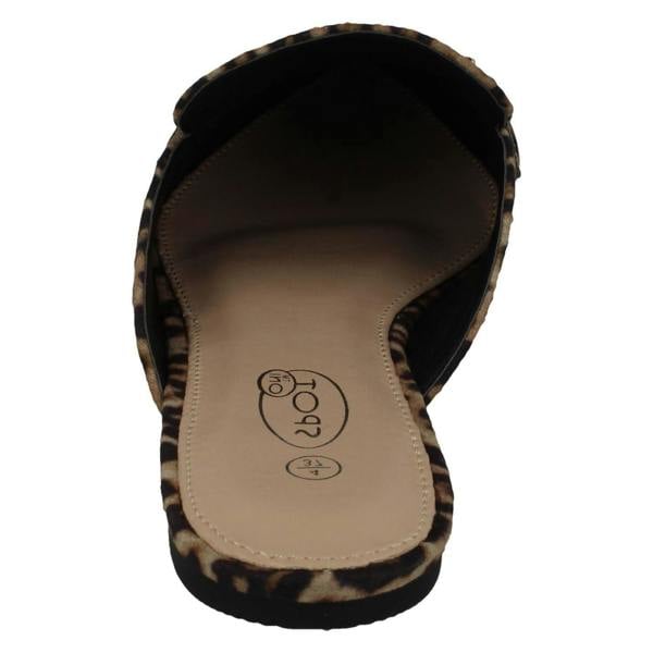 Spot On Ladies Spot On Closed Toe Mules F80455