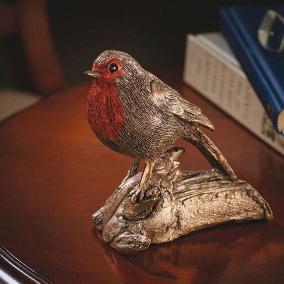 Scotts of Stow Painted Robin - Frith Cold Cast Bronze