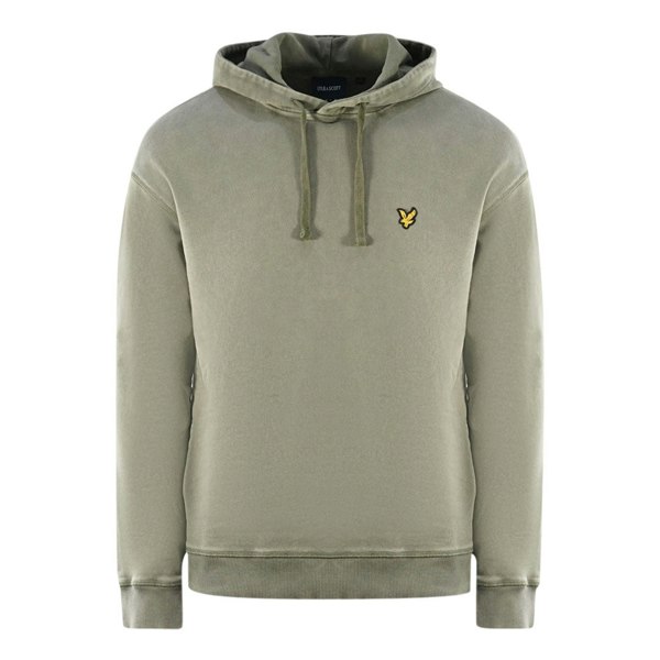 Lyle & Scott Brand Logo Pull-Over Hoodie - Green