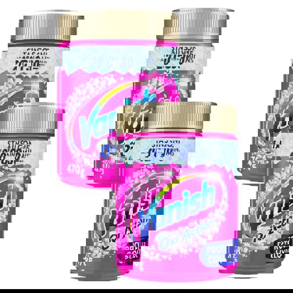 Vanish Gold Oxi Stain Remover Pink 470g x2