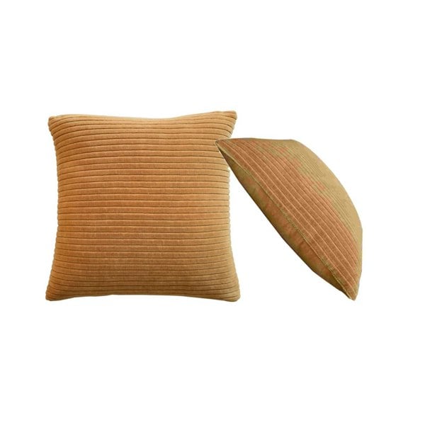 Artisan Furniture Ribbed Mustard Cushion Set of 2