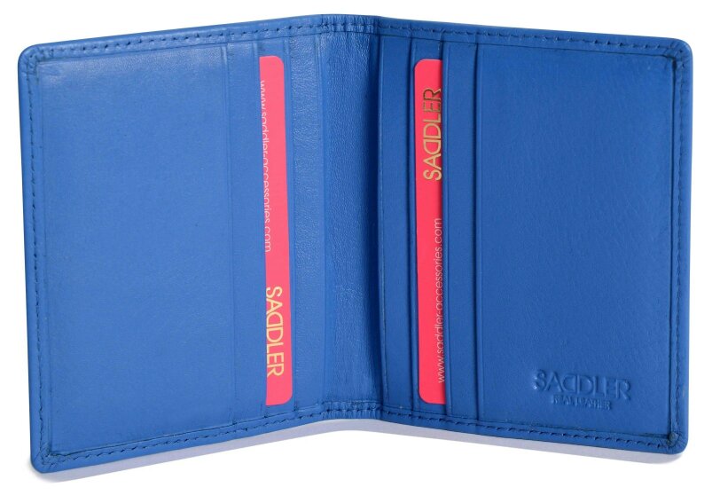 SADDLER Compact Leather Card Wallet "Lexi" – Handmade by Saddler | RFID Protected & Gift Boxed