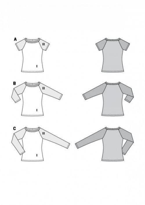Burda Sewing Pattern 6028 Tops For Women, 8-22 (34-48) - Easy