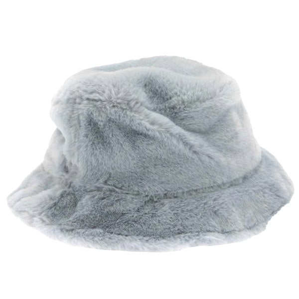 New Era Teddy Fur Bucket Hat - Blue