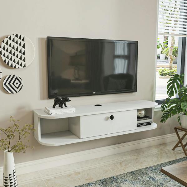 Decorotika Ibarra Floating Tv Stand TV Unit TV Cabinet for TV's up to 55"