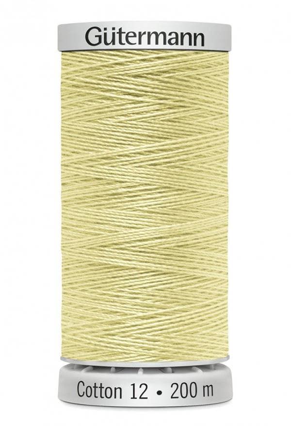 Gutermann No 12 Sulky Cotton Embroidery Thread 200m Cotton Thread Suitable For Embroidery