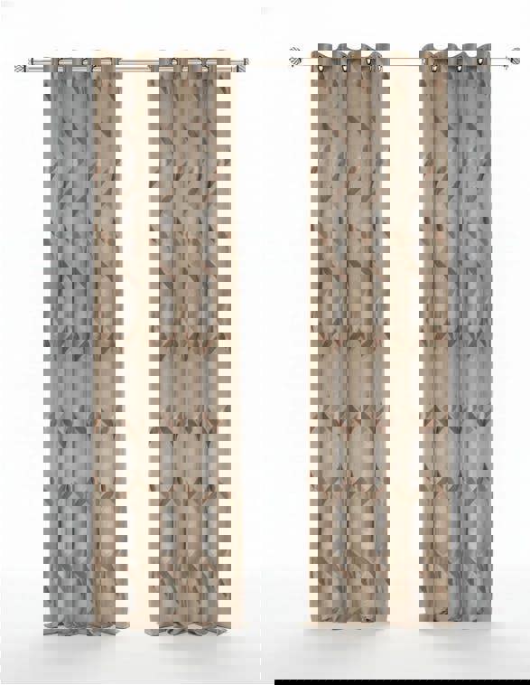 Anyhouz Anydrape 150cm Curtains Brown Modern Luxury Retro Style Texture for Living Room Bedroom Dining Fashion Decor