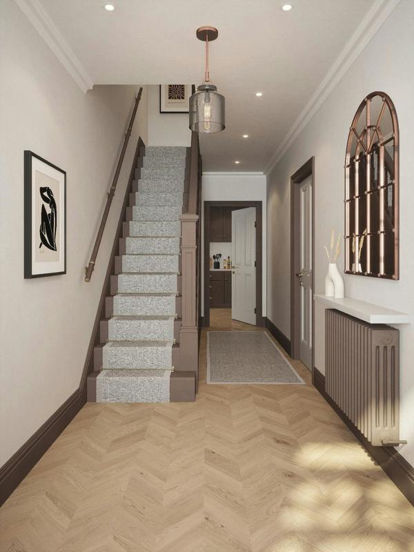 Handrails Direct Wroxall Ebony Straight Flight Handrail