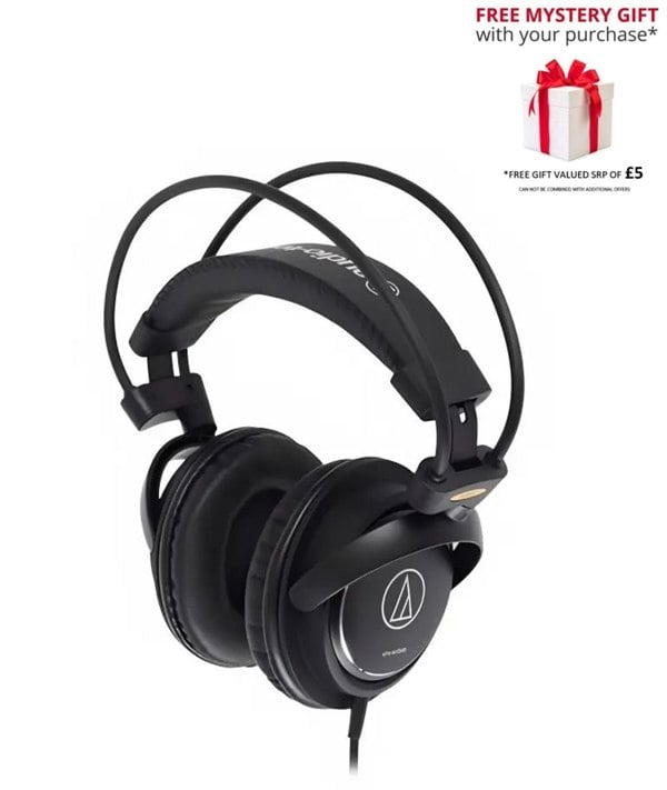 Audio Technica Audio-Technica ATH-AVC500 Closed-back Dynamic Headphones - Free Gift RRP £5!