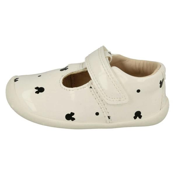 Clarks Girls Clarks Disney Detailed T-Bar Shoes Roamer Polka