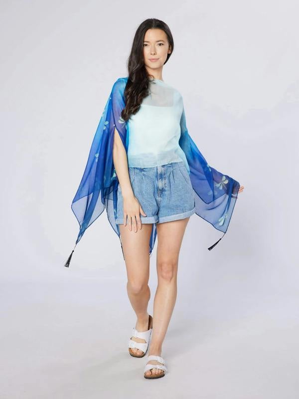 Art on Scarves The Ultimate Accessory - Dragonflies