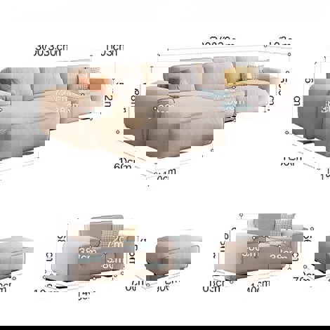 Freya Two Seater, Three Seater, Four Seater Sofa, Suede-Rit Concept-Rit Concept